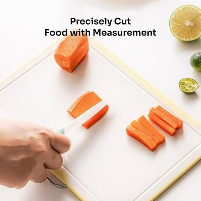 Cutting Boards for Kitchen, Charcuterie Chopping Boards Set of 3 with Stand, Plastic Cutting Mat for Kitchen Dishwasher Safe with Storage Stand