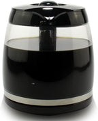 12-Cup Replacement Glass Carafe for Cuisinart Coffee Maker Models CHW-12, CHW-12P1, DCC-1100BK, DCC-1200, DCC-2650, DGB-550BK, DGB-550BK1 DGB-625BC, DGB-700BC, and SS-12 Part# DCC-1200PRC