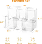 AIEVE Drink Packet Organizer, 2-Tier Water Flavor Packet Holder for Pantry Storage, Acrylic Drink Mix Organizer Hydration Powdered Mixes Holder Container for Cabinet Kitchen Storage
