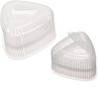 Triangle Sushi Mold Form DIY Tool, White 2 pcs