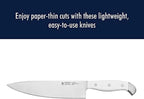 HENCKELS Statement Razor-Sharp 15-Piece White Handle Knife Set with Block, German Engineered Knife Informed by over 100 Years of Mastery