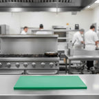 TrueCraftware- 20" X 15" X 1/2” Cutting Board for Kitchen Green Color Plastic- Color Coded Durable Kitchen Cutting Board Chopping Board Non Slip Cutting Mat for Meat Vegetables Dishwasher Safe