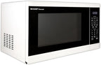 SHARP Countertop Microwave Oven with Removable 12.4" Carousel Turntable, 1100 Watt, 1.4 Cubic Feet, White