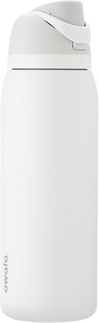 Owala FreeSip Insulated Stainless Steel Water Bottle with Straw, BPA-Free Sports Water Bottle, Great for Travel, 40 Oz, Shy Marshmallow