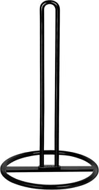 Paper Towel Holder Countertop, OBODING, Kitchen Paper Towel Stand Holder for Kitchen Organization and Storage, Paper Towel Holders for Standard and Large Size Rolls (Black)
