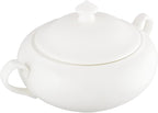 Wilmax WL-992491/1C Porcelain Terrine, White, 2800 ml Capacity