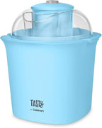 Tasty by Cuisinart ICM100TBL Ice Cream Maker, 8.71"(L) x 8.71"(W) x 10.49"(H), Blue