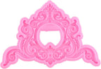 Mujiang Picture Frames Silicone Molds Photo Frame Fondant Mold Baroque Vintage Frame Candy Mold Relief Frame Mold For Sugar Cake Decorating Cupcake Topper Chocolate Gum Paste Polymer Clay Set Of 4