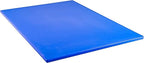 TrueCraftware- 24" X 18" X 1/2” Cutting Board for Kitchen Blue Color Plastic- Plastic Commercial Chopping Board Anti Slip Surface Chopping Food Cutting Mat for Meat Vegetables Dishwasher Safe