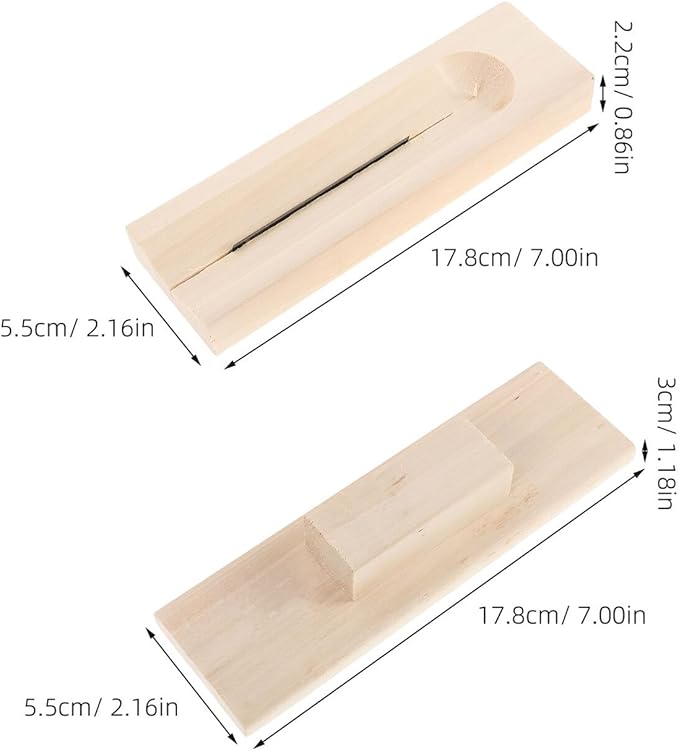 FUOYLOO Manual Chestnut Opener and Peeling Tool Wooden Household Chestnut Cracker Manual Nut Cutter and Nuts Lotus Seeds Kitchen Specialty Gadget for Home Use