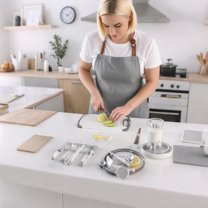 Cutting Board Three-Piece Set,Cutting Boards,3-Piece Cutting Board Set,With Non - Slip Handles, Ideal for Kitchen Food Prep.