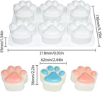 Silicone Chocolate Molds 3D Cat Paw, Non-Stick Silicone Mold for Creating Individual Portions Mousse Cake, Pastry, Chocolate, Ideal for Professional-Looking Dessert (E_ Cat Paw)