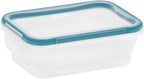 Snapware Total Solutions (3 Cup) Plastic Food Storage Containers Set, Airtight & Leakproof Locking BPA-Free Lids Tupperware, Freezer Dishwasher Microwave Safe (Pack of 10)