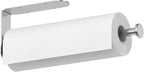 Mbillion Under Cabinet Paper Towel Holder for Kitchen, RV & Camper - Waterproof, Anti-Rust Wall Mount with No Drill Installation, 5.71” Compact Design (Brushed Silver)