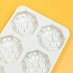 mostsom Honeycomb Molds Silicone Non-Stick Rabbit Cookie Mold Diy Rose Flower Chocolate Mould Used for Jelly, Candy,Biscuits (B_8.2x5.3x0.9 inch)