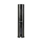 Restaurantware Electric Wine Opener 1 Count 1.9 x 1.9 x 9.1 Inches Battery Operated Plastic Corkscrew With Foil Cutter Compact Black Design For Quick One-Touch Uncorking