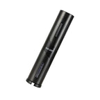 Restaurantware Electric Wine Opener 1 Count 1.9 x 1.9 x 9.1 Inches Battery Operated Plastic Corkscrew With Foil Cutter Compact Black Design For Quick One-Touch Uncorking
