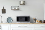 SHARP Compact Countertop Microwave Oven with Removable 10" Carousel Turntable, 700 Watt, 0.7 Cubic Feet, Stainless Steel