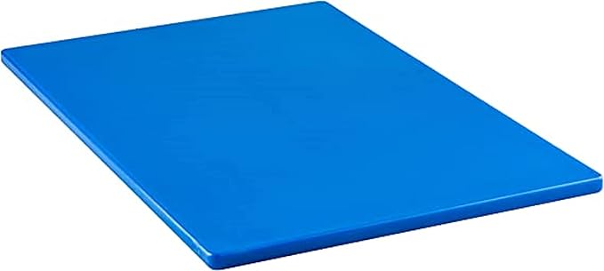 TrueCraftware- 20" X 15" X 1/2” Cutting Board for Kitchen Blue Color Plastic- Color Coded Durable Kitchen Cutting Board Chopping Board Non Slip Cutting Mat for Meat Vegetables Dishwasher Safe