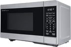 SHARP Compact Countertop Microwave Oven with Removable 10" Carousel Turntable, 700 Watt, 0.7 Cubic Feet, Stainless Steel