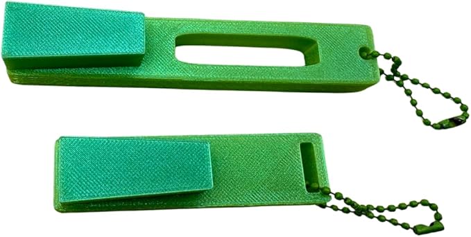 Hydro Style Tumbler Opening Tool, Plastic Lid Removal Tool with Chain and Handle Clip (Green Shimmer)