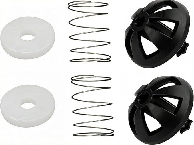 2-Pack Coffee machine brew basket bottom spring stopper kit replacement, suitable for Mr. Coffee, Black and Decker, Hamilton coffee machine parts, coffee machine accessories 990117900, 990237500