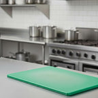 TrueCraftware- 18" X 12" X 1/2” Cutting Board for Kitchen Green Color Plastic- Durable Kitchen Cutting Board Commercial Chopping Board Non Slip Surface Cutting Mat for Meat Vegetables Dishwasher Safe