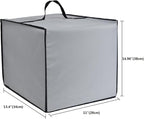 AF-WAN Silver Grey Coffee Maker Cover, Waterproof, UV Resistant, Compatible with Ninja CFN601, CM401, Cuisinart SS-16