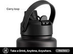 POWCAN 40 oz Insulated Water Bottle with 2-in-1 Straw and Spout Lid, Keep Cold 24H, Leak-Proof, BPA-Free, Double Wall Stainless Steel Water Bottle for Sports, Gym, Travel, Gift, and School (Queen)