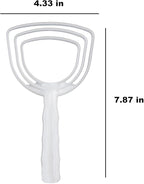 3Pcs Fish Scale Remover White Scraper Set Bone Descaler Tool and Keefer Cleaning Tools for Kitchen Use Durable Plastic Fish Scraper for Restaurant Catering, and Home Cooking Preparation Needs