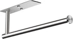VAEHOLD Self Adhesive Paper Towel Holder Under Cabinet Mount, Wall Mounted Paper Towel Roll Holder for Kitchen, Bathroom, Cabinet, Wall - SUS304 Stainless Steel