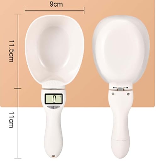 2026 New Electronic Measuring Spoon with Conversion,Digital Measuring Spoon Scale,800g / 0.1g High Precision with LCD Screen,Household Weighing Portable Tool for Pet Dog Cat Food (3SET)
