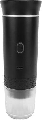 Asixxsix Portable Maker, Rechargeable 2500mAh Battery One Button Operation Travel Coffee Maker, Camping with Rich Flavor Extraction for Travel Office Household (Black)