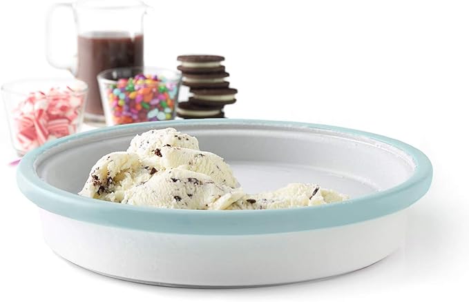 Chef'n 5255870 Sweet Spot Ice Cream Maker, Includes Recipe Book, Blue Glow