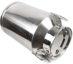 304 Stainless Steel Milk Can Large 12L-60L Capacity Milk Bucket Ice Buckets Bar Tools Wine Pail Bucket Milk Can Tote Jug with Sealed Lid Heavy Duty for Milk and Wine Liquid Storage (60L)