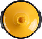 Atlas, Tagine All Heat Sources, Saffron Yellow, 30 cm - 11.75 in