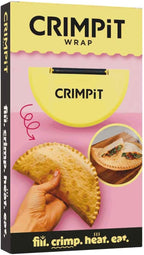 CRIMPiT Large Tortilla Sealer - For 10-12” Flour Tortillas | Make Sealed Tacos, Quesadillas, Burritos & More | Mess-Free Meals in Seconds | BPA-Free, Dishwasher Safe | Made in UK & USA