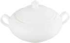 Wilmax WL-992491/1C Porcelain Terrine, White, 2800 ml Capacity