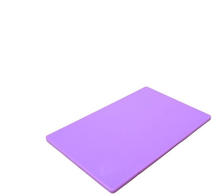 TrueCraftware- 18" X 12" X 1/2” Cutting Board for Kitchen Purple Color Plastic- Color Coded Durable Kitchen Cutting Board Chopping Board Non Slip Cutting Mat for Meat Vegetables Dishwasher Safe