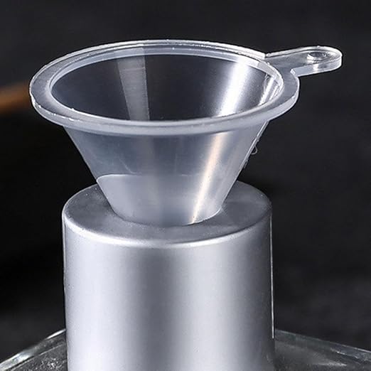 6Pcs Mini Clear Plastic Funnel for Bottling Cosmetics, Liquids, and Oil Filling - Small Funnel for Easy Transfer of Essential Oils and Perfumes, Specialty Tools Gadgets