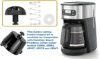 2-Pack Coffee machine brew basket bottom spring stopper kit replacement, suitable for Mr. Coffee, Black and Decker, Hamilton coffee machine parts, coffee machine accessories 990117900, 990237500