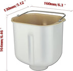Bread Plate Household Bread Machine Baking Bucket Bread Machine Plate Bread Baking Pan Bread Machine Parts (small capacity)…