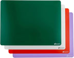 RW Base 24 Inch x 18 Inch Flexible Cutting Boards, 1 Includes 4 Mats Cutting Mats For Cooking - Dishwashable, Assorted Colors, Plastic Cutting Board Set, For Kitchen, - Restaurantware