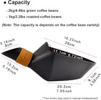 CAFEMASY Coffee Bean Shovel Scoop Commerical Coffee Beans Filling Scooper Plastic Coffee Bean Scale Measuring Scoop
