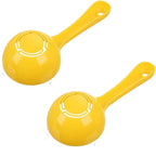 2PCs Yellow Rice Paddle Sushi Mold - Non-Stick Sushi Making Kitchen Gadget for Home & Restaurant