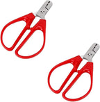 2Pcs Red Peeling The Shell Nut Shell Cracker Seed Pistachio Sheller Opener Peeling Pliers Nut Crackers Artifact Stainless Steel Convenience Hard Case Buster Nut Crackers Specialty Tools and Gadgets