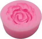 2 Piece 3d Flower Bloom Rose Shape Silicone Molds for Cupcake Dessert Chocolate Jelly Cookie Decor, Jewelry, Pastry, Chocolate,Handmade Soap Mould Candy Making