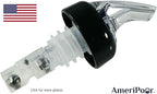 Measured Pourer - Liquor Bottle Pourers - Collared -(10pk) Made 100% In The USA. Bar Spouts That Don't Leak - No Cracks, Just A Perfect Cocktail Pour Everytime. Great for Wine Too! (2oz)