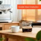 4 Cup Glass Espresso Coffee Carafe Compatible with Mr. Coffee, Krups, Salton, DeLonghi, Imusa, and espresso coffee maker Suitable for most espresso coffee makers on the market.