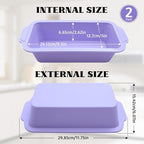 Bread Pans for Homemade Bread：9.5 x 5 Inch Silicone Loaf Pan for Baking with Metal Frame - Nonstick Banana Loaf Tin Tray for Sandwich Sourdough Pumpkin Sour Dough - for Oven Kitchen Home Baker